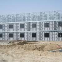 Multi Floor Prefab Light Steel Multi Storey Apartment Building