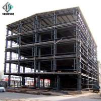 Metal frame commercial multi-storey steel warehouse for steel structure storage