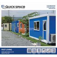 Quick Space Export Type Prefabricated Building Office Flat Pack Container